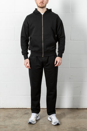 Black Relaxed Straight Leg Jogger