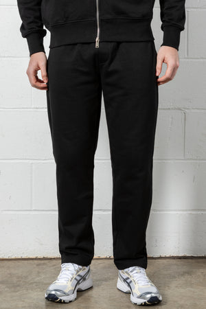 Black Relaxed Straight Leg Jogger