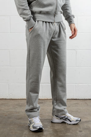 Grey Relaxed Straight Leg Jogger