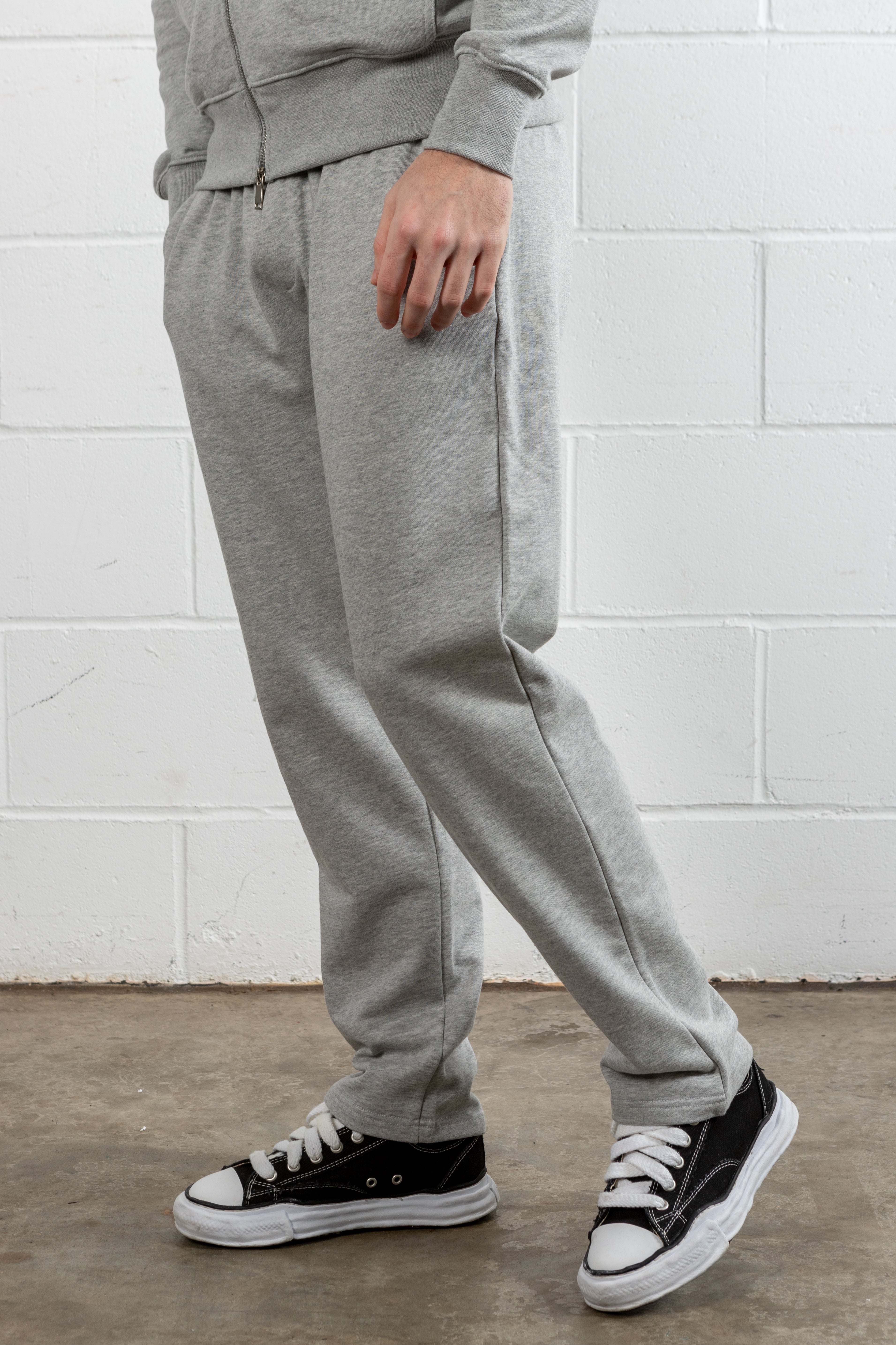 Grey Relaxed Straight Leg Jogger