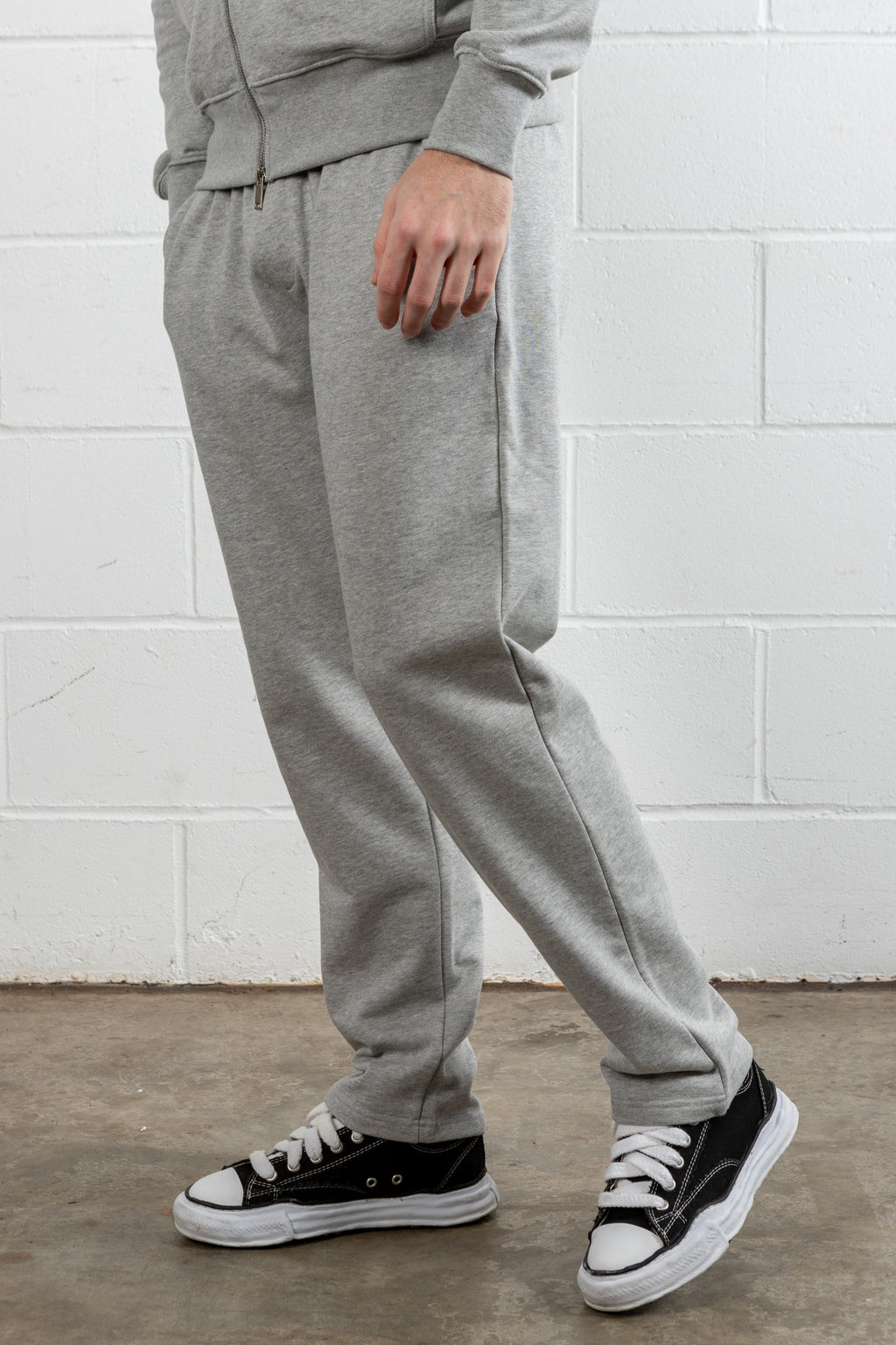 Grey Relaxed Straight Leg Jogger